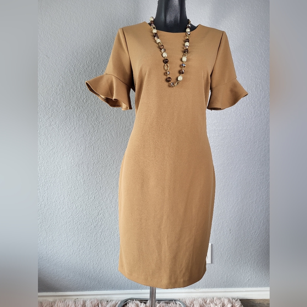 Calvin Klein Dress, size 10,  Brown color